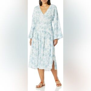 Vince Dahlia Long Sleeve Midi Dress (Sz M) NWT